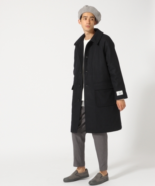 RAGEBLUE（レイジブルー）の「＜メリノウール使用＞ステンカラーコート/721399（ステンカラーコート・メンズ・ネイビー/グレー/キャメル・MEDIUM/LARGE/SMALL）」の9枚目の写真