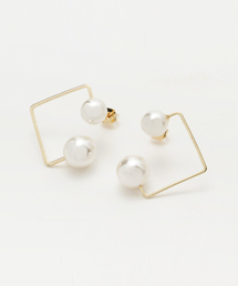 ACC. | ツインパールピアス(ピアス（両耳用）)
