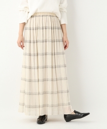 A part by | チェックプリーツマキシスカート　747297 (スカート)