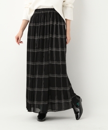 A part by | チェックプリーツマキシスカート　747297 (スカート)