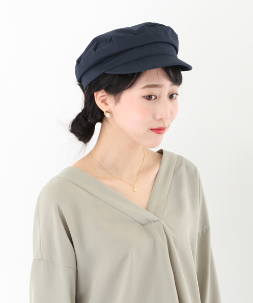 RODE SKO（ロデスコ）の「RODE SKO プレーンキャスケット（キャスケット・レディース・ブラック/ネイビー/ベージュ・FREE）」の3枚目の写真