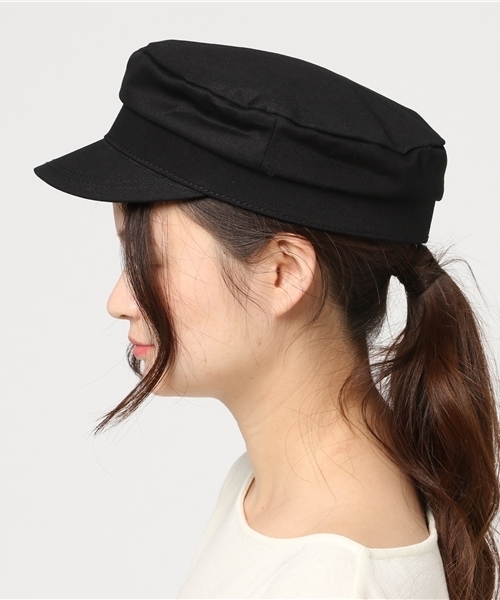 RODE SKO（ロデスコ）の「RODE SKO プレーンキャスケット（キャスケット・レディース・ブラック/ネイビー/ベージュ・FREE）」の4枚目の写真