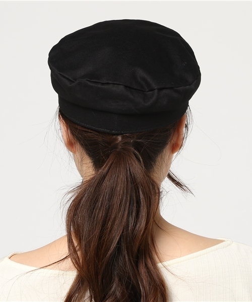 RODE SKO（ロデスコ）の「RODE SKO プレーンキャスケット（キャスケット・レディース・ブラック/ネイビー/ベージュ・FREE）」の5枚目の写真