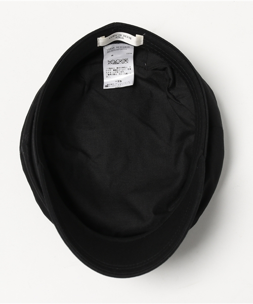 RODE SKO（ロデスコ）の「RODE SKO プレーンキャスケット（キャスケット・レディース・ブラック/ネイビー/ベージュ・FREE）」の6枚目の写真