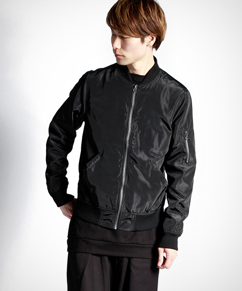 MONO-MART（モノマート）の「MA-1/フライトジャケット（MA-1・メンズ・カーキ/ブラック・L/M/XL）」の16枚目の写真