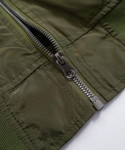 MONO-MART（モノマート）の「MA-1/フライトジャケット（MA-1・メンズ・カーキ/ブラック・L/M/XL）」の22枚目の写真