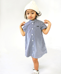 quoti use fith | ギンガムチェックシャツワンピース(シャツワンピース)