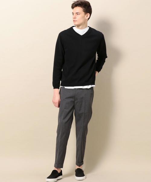 BEAUTY&YOUTH UNITED ARROWS（ビューティーアンドユースユナイテッドアローズ）の「BY AMF ノープリーツ アンクルパンツ ◆（スラックス・メンズ・ネイビー/ホワイト/ダークグレー/ベージュ・LARGE/MEDIUM/SMALL/X-LARGE）」の14枚目の写真