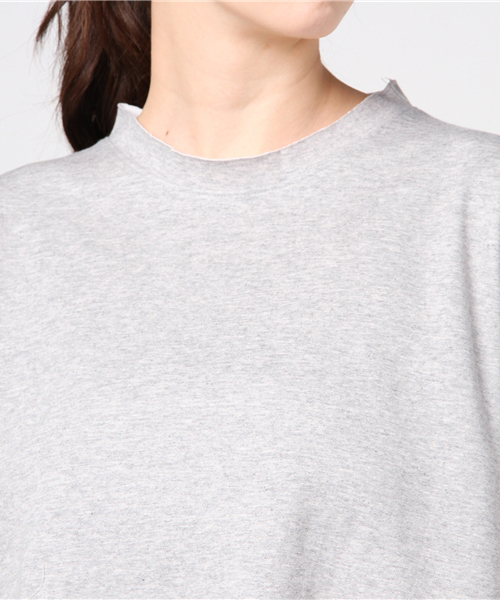 REAL CUBE(リアルキューブ)の「REAL CUBE カットオフデザインセットアップ(ワンピース・レディース・ネイビー/杢グレー/ライトベージュ/カーキ・38/40)」の9枚目の写真