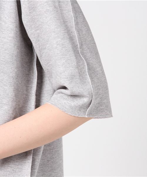 REAL CUBE(リアルキューブ)の「REAL CUBE カットオフデザインセットアップ(ワンピース・レディース・ネイビー/杢グレー/ライトベージュ/カーキ・38/40)」の10枚目の写真