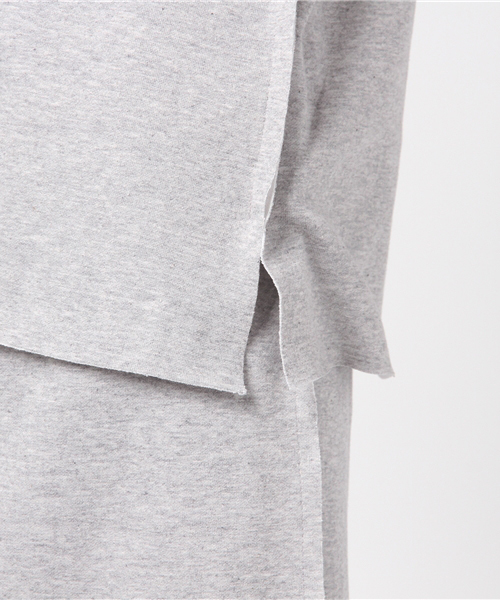 REAL CUBE(リアルキューブ)の「REAL CUBE カットオフデザインセットアップ(ワンピース・レディース・ネイビー/杢グレー/ライトベージュ/カーキ・38/40)」の11枚目の写真