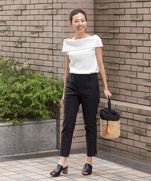 NATURAL BEAUTY BASIC（ナチュラルビューティーベーシック）の「【JJ 5月号掲載】タッセル付バケツバスケット（トートバッグ・レディース・ブラック/シルバー・ﾌﾘ-）」の18枚目の写真