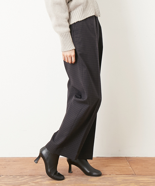 JANESMITH（ジェーンスミス）の「JANE SMITH ジェーンスミス / HIGH WAIST SLACKS ハイウエストスラックス（スラックス・レディース・ベージュ/ネイビー・34/38/36）」の11枚目の写真