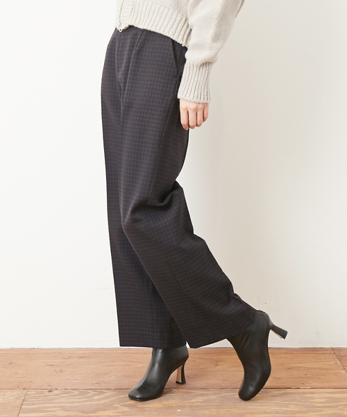 JANESMITH（ジェーンスミス）の「JANE SMITH ジェーンスミス / HIGH WAIST SLACKS ハイウエストスラックス（スラックス・レディース・ベージュ/ネイビー・34/38/36）」の12枚目の写真