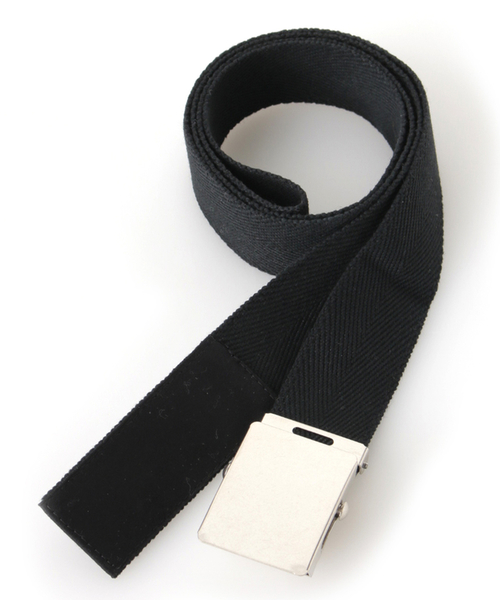 CLANE（クラネ）の「【CLANE HOMME】STITCH LOGO BELT（ベルト・メンズ・ブラック・FREE）」の3枚目の写真