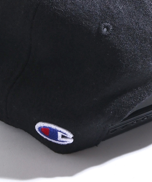 Champion（チャンピオン）の「∴WEGO/Champion別注メルトンキャップ（キャップ・メンズ・ブラック/ダークグリーン/ネイビー/グレー/ワイン・FREE）」の17枚目の写真