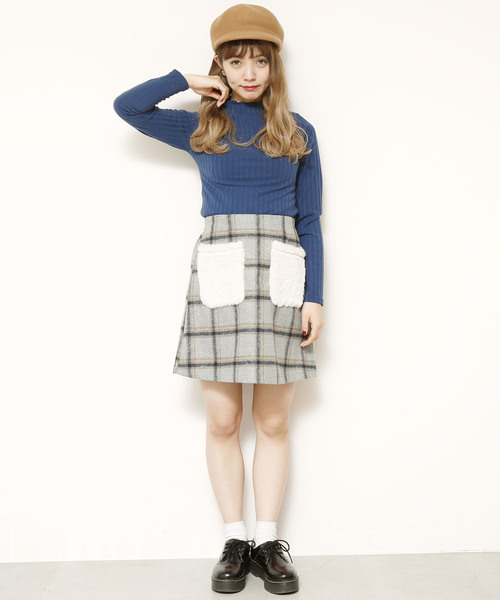 RAY CASSIN(レイカズン)の「ワイドリブメロウプチハイプルオーバー(Tシャツ/カットソー・レディース・ライトグレー/ブラック/オフホワイト/ブルー・FREE)」の13枚目の写真