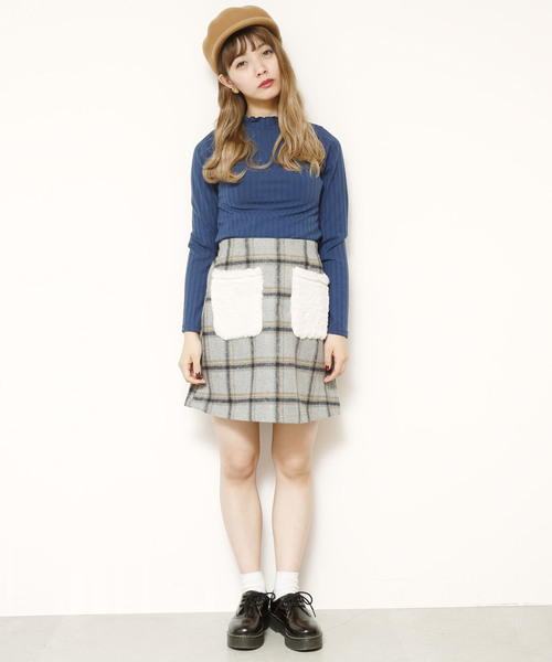 RAY CASSIN(レイカズン)の「ワイドリブメロウプチハイプルオーバー(Tシャツ/カットソー・レディース・ライトグレー/ブラック/オフホワイト/ブルー・FREE)」の14枚目の写真