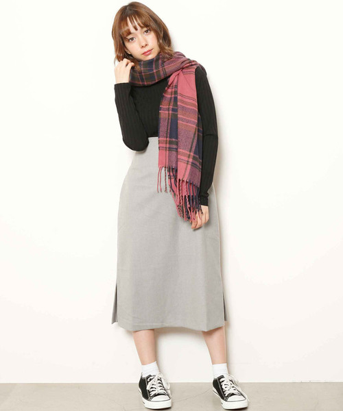 RAY CASSIN(レイカズン)の「ワイドリブメロウプチハイプルオーバー(Tシャツ/カットソー・レディース・ライトグレー/ブラック/オフホワイト/ブルー・FREE)」の11枚目の写真