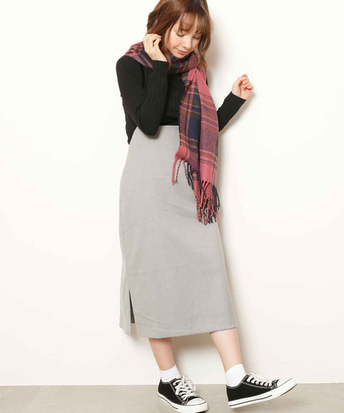 RAY CASSIN(レイカズン)の「ワイドリブメロウプチハイプルオーバー(Tシャツ/カットソー・レディース・ライトグレー/ブラック/オフホワイト/ブルー・FREE)」の12枚目の写真