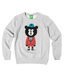BEAMS T | The Wonderful! design works. / SUIT BEAR CREW(スウェット)