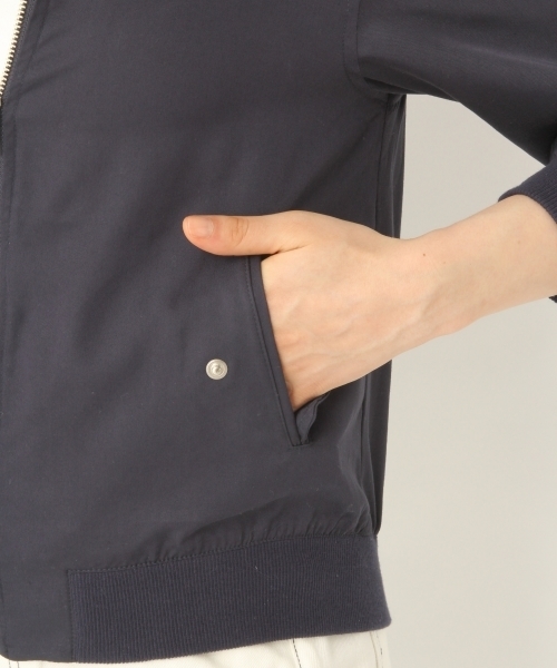 A part by（アパートバイ）の「TR/YZIPブルゾン 789399（ブルゾン・レディース・ネイビー/ベージュ/カーキ・LARGE/MEDIUM）」の6枚目の写真