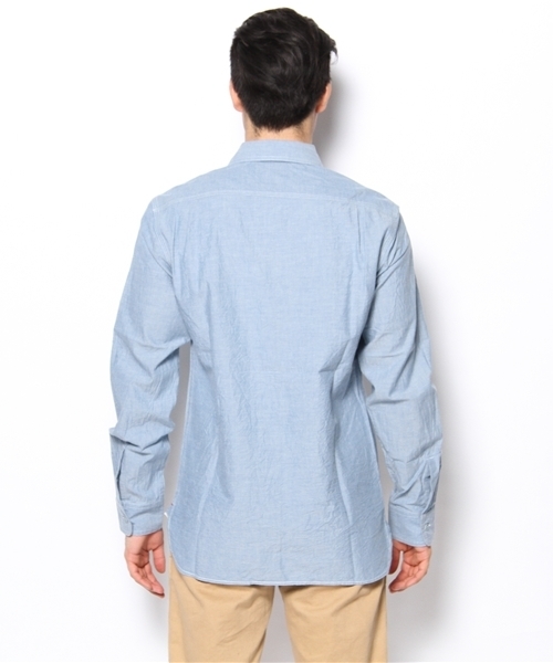 BEAMS(ビームス)の「S/DOUBLE / LOUIS L/S DUNGAREE SHIRT(シャツ/ブラウス・メンズ・サックスブルー・MEDIUM/LARGE)」の4枚目の写真