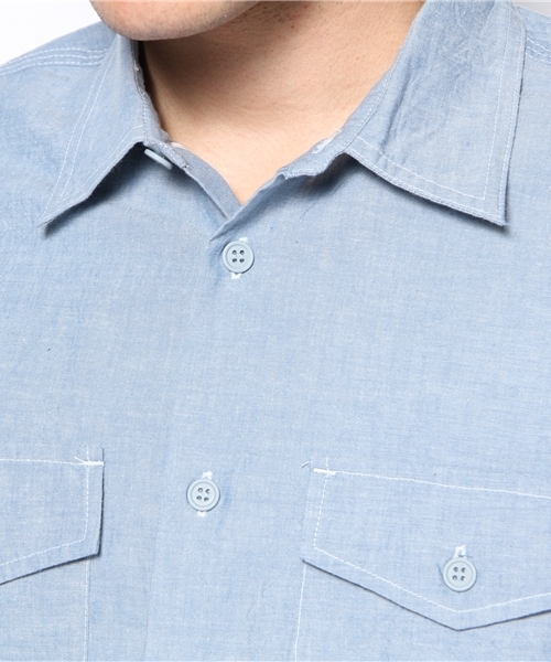 BEAMS(ビームス)の「S/DOUBLE / LOUIS L/S DUNGAREE SHIRT(シャツ/ブラウス・メンズ・サックスブルー・MEDIUM/LARGE)」の5枚目の写真