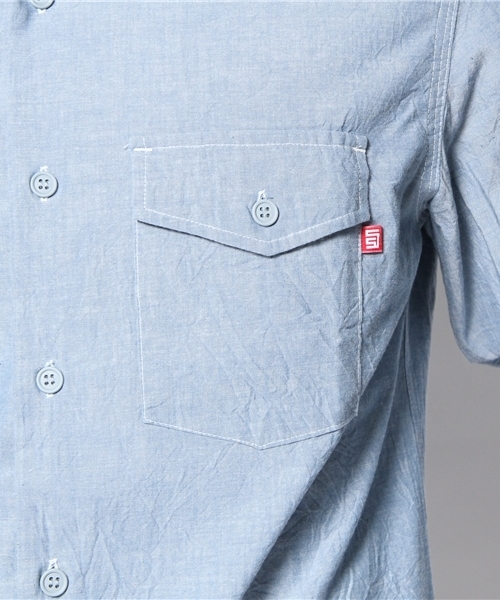 BEAMS(ビームス)の「S/DOUBLE / LOUIS L/S DUNGAREE SHIRT(シャツ/ブラウス・メンズ・サックスブルー・MEDIUM/LARGE)」の7枚目の写真