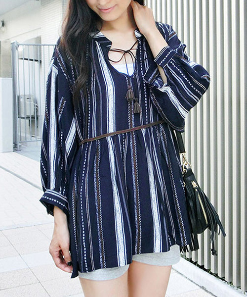 セール ボヘミアンマルチストライプフレアートップス シャツ ブラウス Mode Robe モードローブ のファッション通販 Zozotown セール ボヘミアンマルチストライプフレアートップス シャツ ブラウス Mode Robe モードローブ のファッション通販 Zozotown