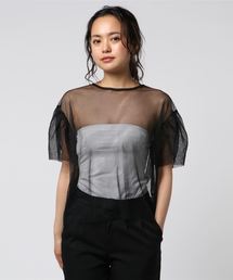 FREE'S MART | パフスリーブシアーブラウス(シャツ/ブラウス)