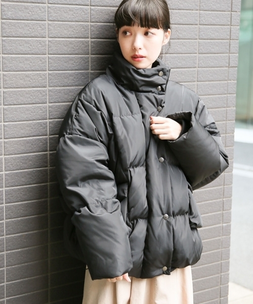 LOWRYS FARM（ローリーズファーム）の「スタンドダウン　813114（ダウンジャケット/コート・レディース・ブラック/パープル/ブルー・FREE）」の5枚目の写真