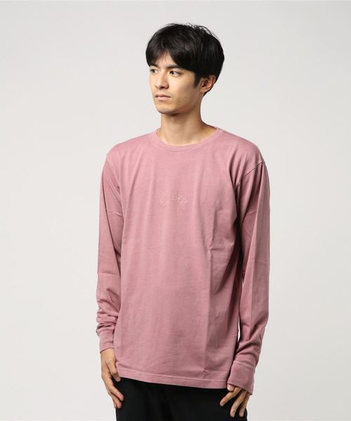BILLABONG（ビラボン）の「BILLABONG メンズ 【RE-ISSUE】 EMB LS ロンＴ（Tシャツ/カットソー・メンズ・ブラック/オフホワイト/ピンク・MEDIUM/LARGE）」の3枚目の写真