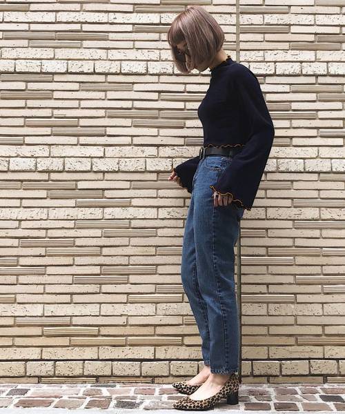 PAGEBOY(ページボーイ)の「配色メロートップス(Tシャツ/カットソー・レディース・ネイビー/グレー・FREE)」の12枚目の写真