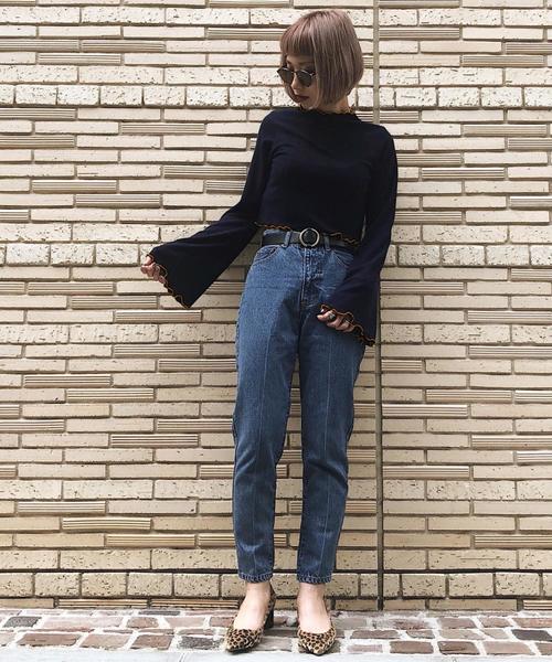 PAGEBOY(ページボーイ)の「配色メロートップス(Tシャツ/カットソー・レディース・ネイビー/グレー・FREE)」の6枚目の写真