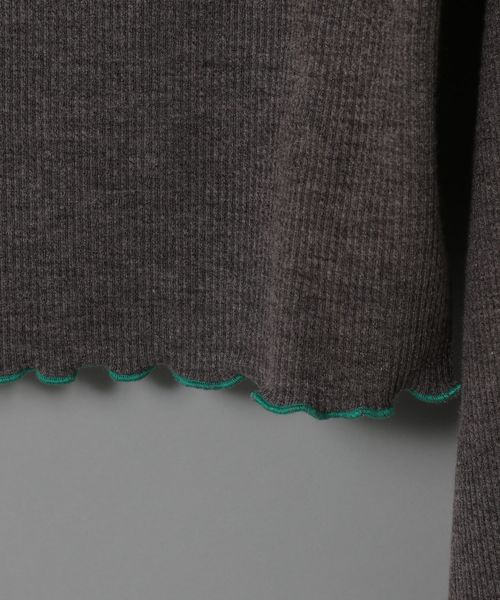 PAGEBOY(ページボーイ)の「配色メロートップス(Tシャツ/カットソー・レディース・ネイビー/グレー・FREE)」の13枚目の写真