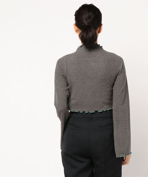 PAGEBOY(ページボーイ)の「配色メロートップス(Tシャツ/カットソー・レディース・ネイビー/グレー・FREE)」の3枚目の写真