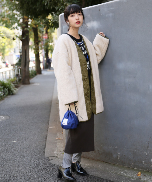 LOWRYS FARM（ローリーズファーム）の「フェアアイルプルオーバー　816668（ニット/セーター・レディース・ブラック/レッド/グレー/ベージュ・FREE）」の16枚目の写真