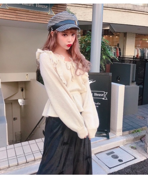 ニット/セーター swankiss Swankiss（スワンキス）の「HB girly basic knit（ニット/セーター
