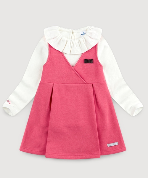 キッズ 裏起毛ガーリーワンピースセット ワンピース Jelispoon ジェリスプーン のファッション通販 Zozotown