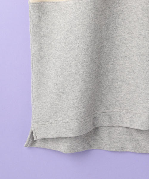 coen（コーエン）の「ビッグシルエットハーフジップスイッチスウェット(トレーナー)(UTILITY LINE)（スウェット・メンズ・ベージュ/グレー・SMALL/MEDIUM/LARGE）」の22枚目の写真