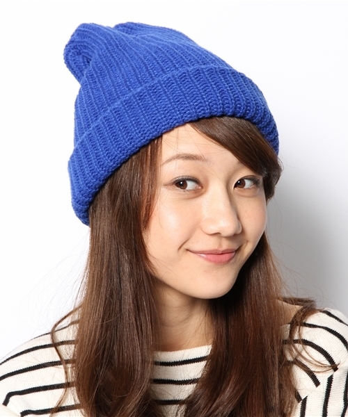 SHIPS for women（シップスフォーウィメン）の「★★Rohw Master Product/SHIPS リブ ニット キャップ（ニットキャップ/ビーニー・レディース・オフホワイト/チャコールグレー/ブラック/レッド/ブルー・ONE SIZE）」の11枚目の写真