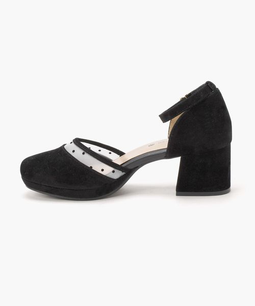 MAJESTIC LEGON（マジェスティックレゴン）の「チュールセパレートパンプス（パンプス・レディース・ブラック/アイボリー/ピンク・SMALL/MEDIUM/LARGE/X-LARGE）」の7枚目の写真