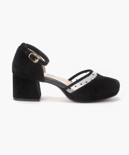 MAJESTIC LEGON（マジェスティックレゴン）の「チュールセパレートパンプス（パンプス・レディース・ブラック/アイボリー/ピンク・SMALL/MEDIUM/LARGE/X-LARGE）」の6枚目の写真