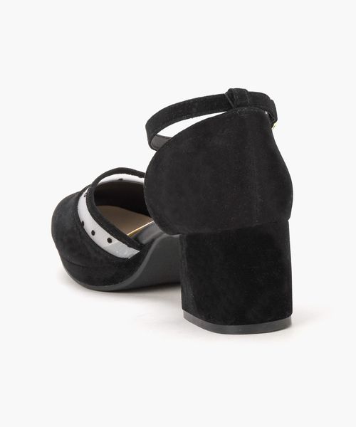 MAJESTIC LEGON（マジェスティックレゴン）の「チュールセパレートパンプス（パンプス・レディース・ブラック/アイボリー/ピンク・SMALL/MEDIUM/LARGE/X-LARGE）」の5枚目の写真