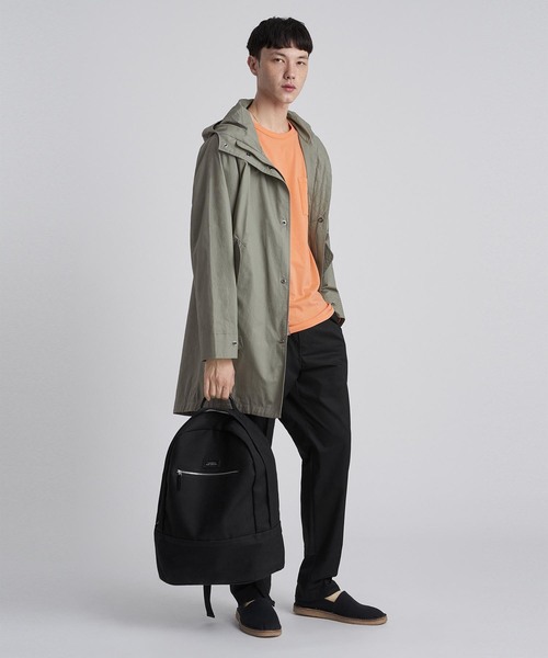Saturdays NYC（サタデーズ ニューヨークシティ ）の「James Pima Long Sleeve Shirt（Tシャツ/カットソー・メンズ・ネイビー/オレンジ・X-LARGE/M/X-SMALL/S/L）」の9枚目の写真