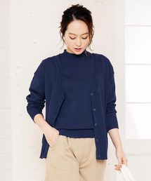 KOBE LETTUCE | ハイネックノースリニットトップス＋カーディガンアンサンブル(カーディガン/ボレロ)