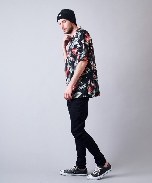 JACKROSE（ジャックローズ）の「ボタニカルアロハシャツ　ユニセックス（シャツ/ブラウス・メンズ・ブラック・M/L/XL）」の16枚目の写真