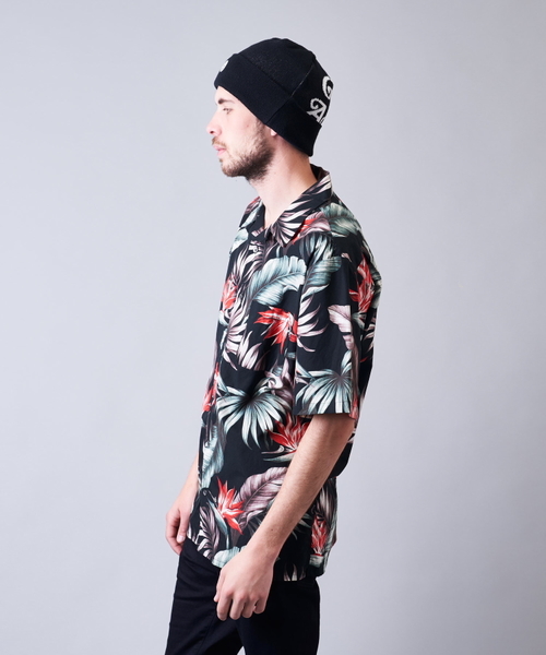 JACKROSE（ジャックローズ）の「ボタニカルアロハシャツ　ユニセックス（シャツ/ブラウス・メンズ・ブラック・M/L/XL）」の21枚目の写真