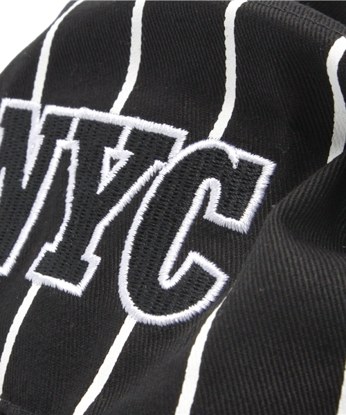 WEGO（ウィゴー）の「WEGO/NYCストライプバケットハット（ハット・メンズ・ホワイト/ブラック/ネイビー・FREE）」の5枚目の写真